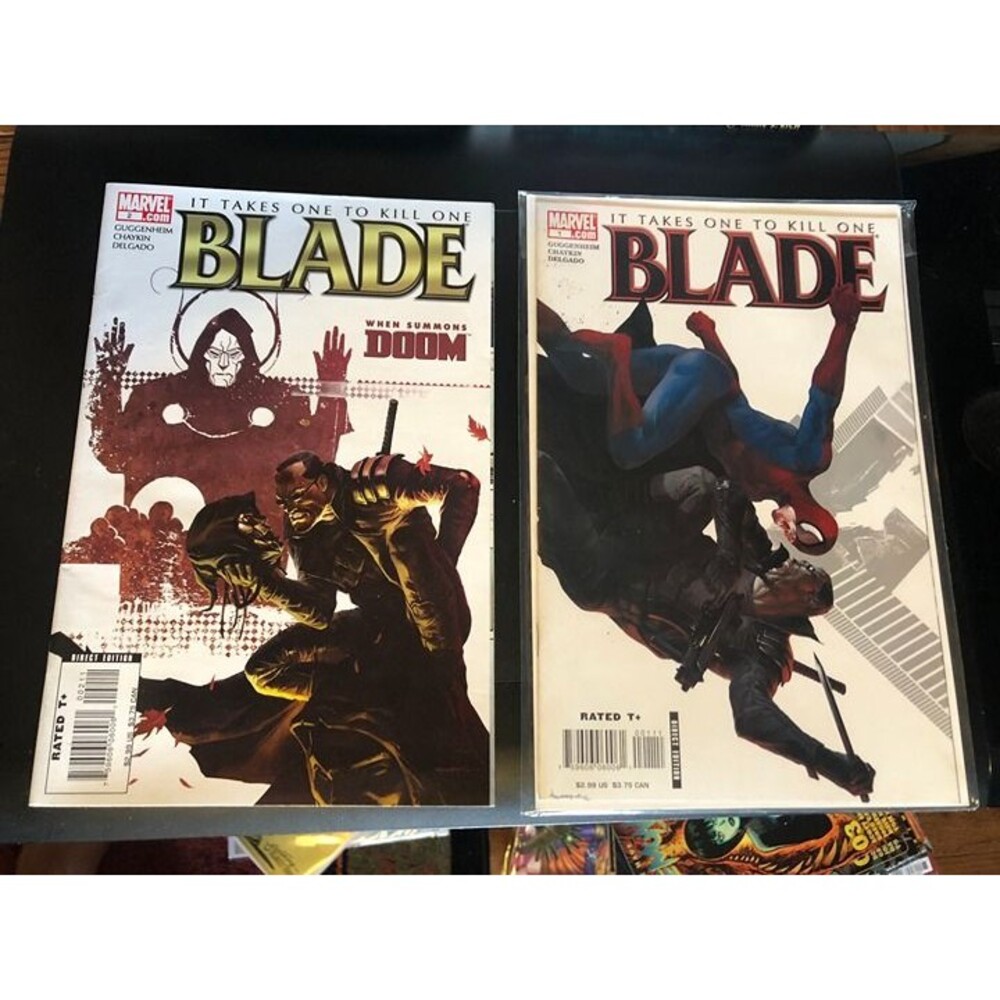 Blade: It Takes One to Kill One #1-2 VF Lot Spider-Man